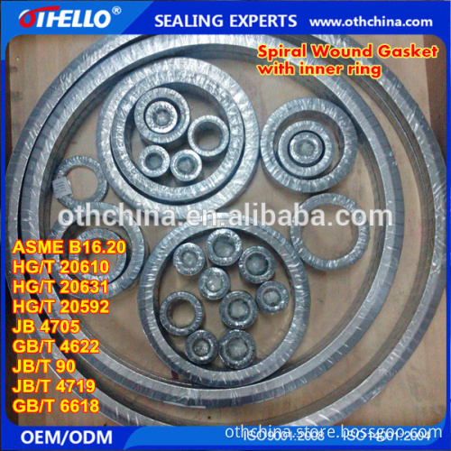 electric-powder factory used graphite/carbon metal spiral wound gasket